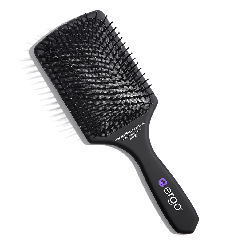 ERGO ER1000 IONIC POLISHING PADDLE HAIR BRUSH