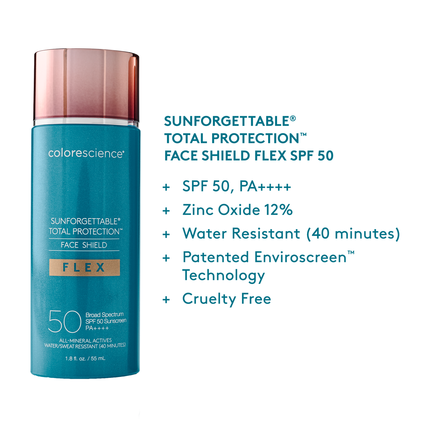 Colorescience Sunforgettable® Total Protection® Face Shield Flex SPF 50 in Medium