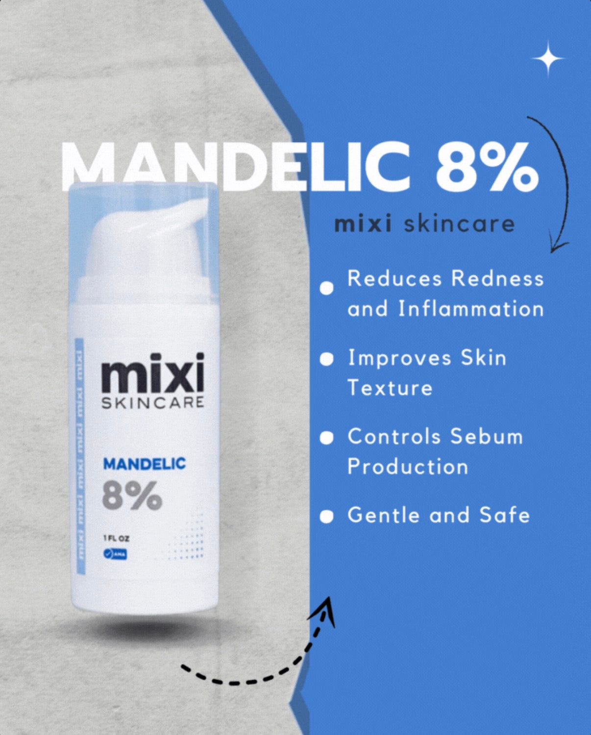 Mixi Mandelic 8% Serum